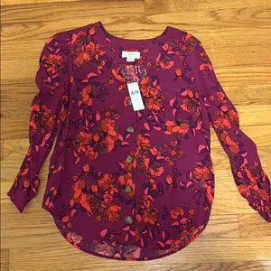 MAEVE by ANTHROPOLOGIE 3/4 sleeve blouse.